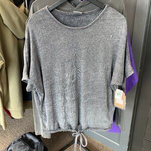 women's heathered sinch-able shirt